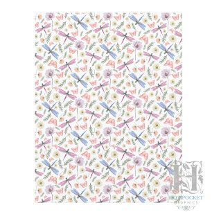 Libellen & Vlinders Scrapbook Papier
