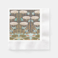 Libellen Waterlelies Moeras Art Nouveau