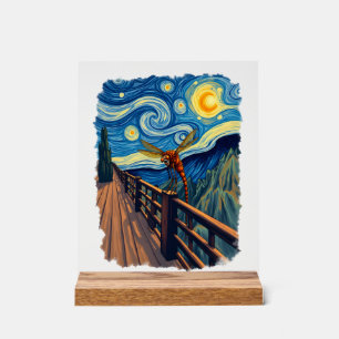 Libellenliefhebbers Artistieke Libel Acryl Bord