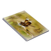Libellennatuur Bijbelvers Journal Notitieboek (Rechterzijde)