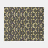 libellenpatroon fleece deken (Voorkant (Horizontaal))