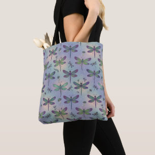 Libellenpatroon Tote Bag