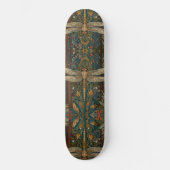 Libellenvlinder kunstschilderij botanisch boho chi persoonlijk skateboard (Voorkant)