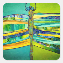 libelstickers vierkante sticker