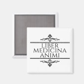 Liber Medicina Animi Magneet (Voorkant / Achterkant)