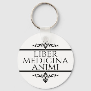 Liber Medicina Animi Magnet Button Sleutelhanger