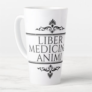 Liber Medicina Animi Magnet Button Sleutelhanger Latte Mok