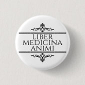Liber Medicina Animi Magnet Ronde Button 3,2 Cm (Voorkant)