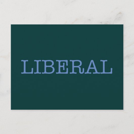Liberaal Briefkaart (Voorkant)