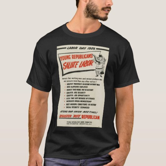 Liberaal GOP? 1956 T-shirt (Voorkant)