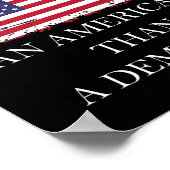 Liberaal I&B; liever een Amerikaan dan een democra Poster (Hoek)