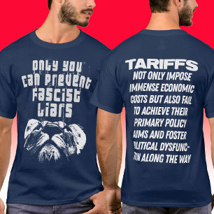 Liberaal-linkse progressieve anarchistische politi t-shirt