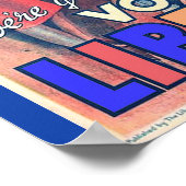  liberaal politiek 1929 kleurrijk poster (Hoek)