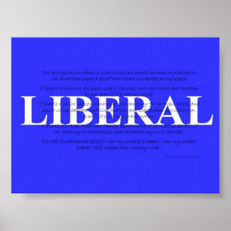 Liberaal Poster