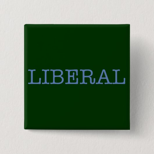 liberaal vierkante button 5,1 cm (Voorkant)