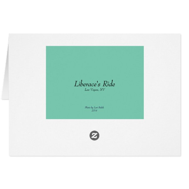 Liberace's Ride (Achterkant Horizontaal)