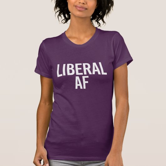 Liberal AF - wit - T-shirt (Voorkant)