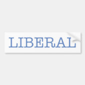 Liberal Bumpersticker (Voorkant)