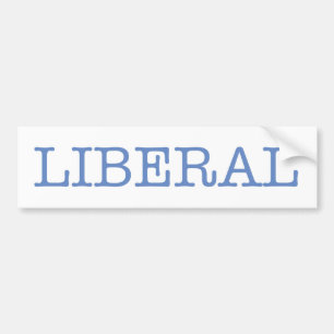 Liberal Bumpersticker