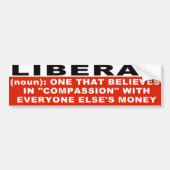 Liberal Definition Bumpersticker (Voorkant)