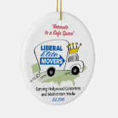 Liberal Elite Movers Keramisch Ornament (Rechts)