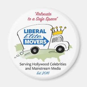 Liberal Elite Movers Magneet