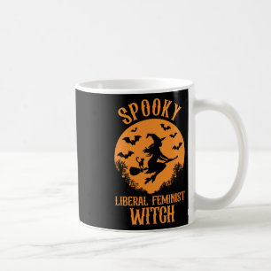 Liberal Feminist Witch Feminist  Halloween Koffiemok