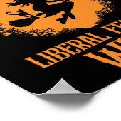 Liberal Feminist Witch Feminist  Halloween Poster (Hoek)