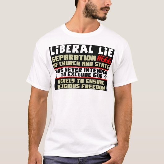 Liberal Lie #666 T-shirt (Voorkant)