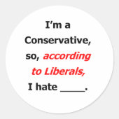 Liberal Lies Stickers (Voorkant)
