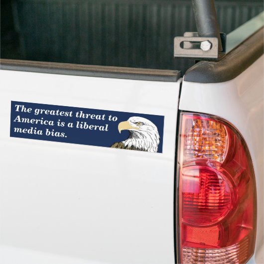 Liberal Media Bias (Smith) Bumpersticker (Op Truck)