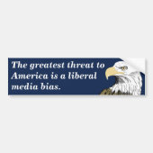 Liberal Media Bias (Smith) Bumpersticker (Voorkant)