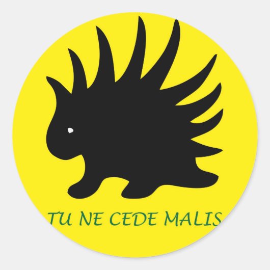 Liberal Porcupine Sheet - M3 Ronde Sticker (Voorkant)