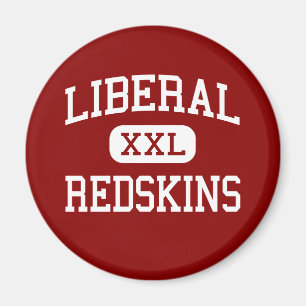 Liberal - Redskins - High School - Liberal Kansas Magneet