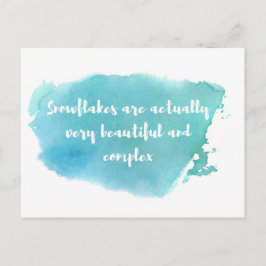 Liberal Snowflake Briefkaart