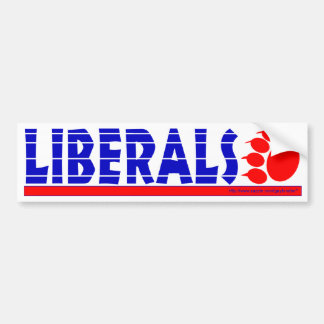 Liberal Swipe-bumper Bumpersticker