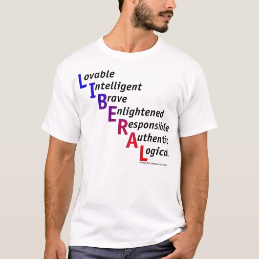 LIBERAL t-shirt (Voorkant)