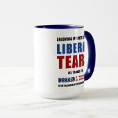 Liberal Tears 47th President - 15 oz. Mok (Voorkant rechts)