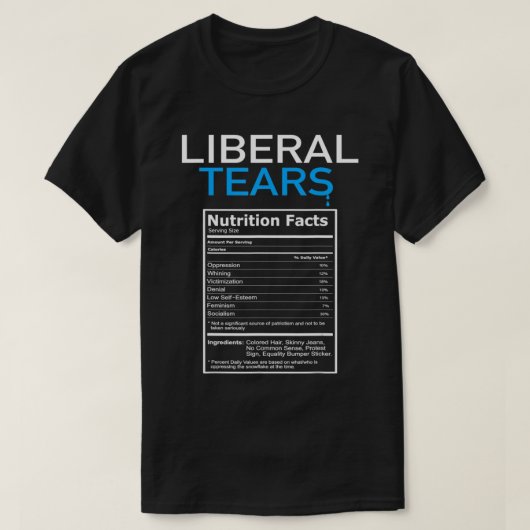Liberal Tears Anti-Liberal Pro Trump Republican.pn T-shirt (Design voorkant)