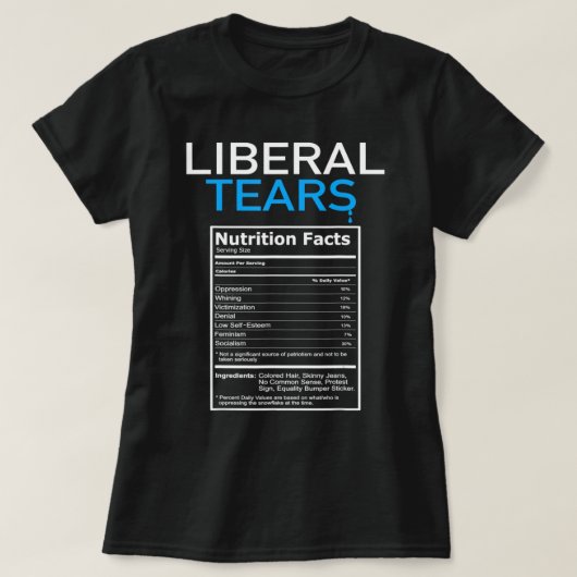 Liberal Tears Anti-Liberal Pro Trump Republican.pn T-shirt (Design voorkant)