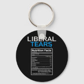 Liberal Tears Anti Liberal Pro Trump Republikein Sleutelhanger (Voorkant)