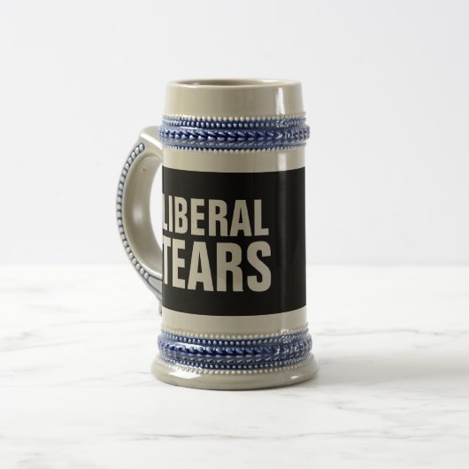 LIBERAL TEARS BEER STEINS & COFFEE MUGS BIERPUL (Voorkant links)