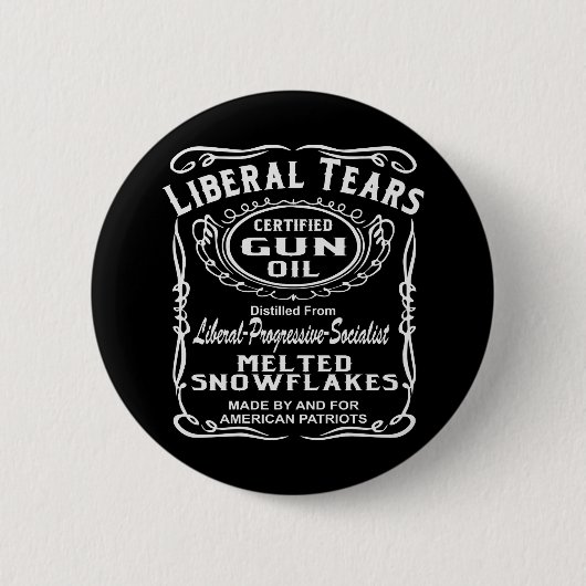 Liberal Tears Certified Pistool Oil # Ronde Button 5,7 Cm (Voorkant)