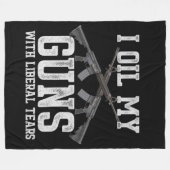 LIBERAL TEARS FLEECE DEKEN (Voorkant (Horizontaal))