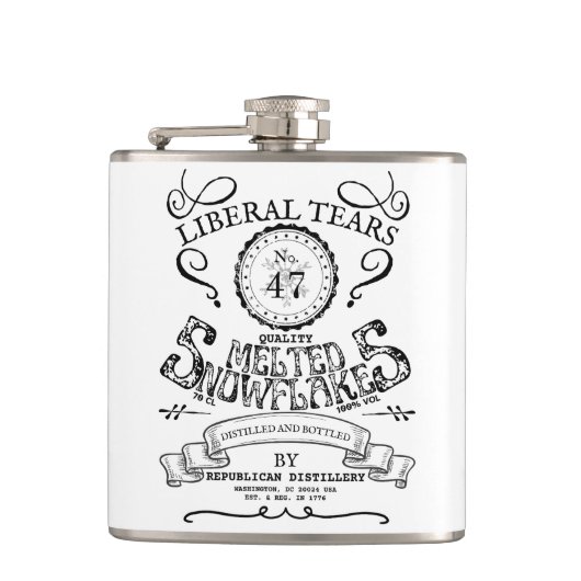 Liberal Tears No. 47 Flask Heupfles (Voorkant)