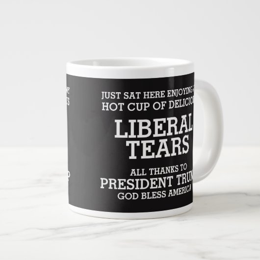 Liberal Tears President Trump POTUS 45 Grote Koffiekop (Voorkant rechts)