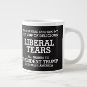 Liberal Tears President Trump POTUS 45 Grote Koffiekop (Rechts)