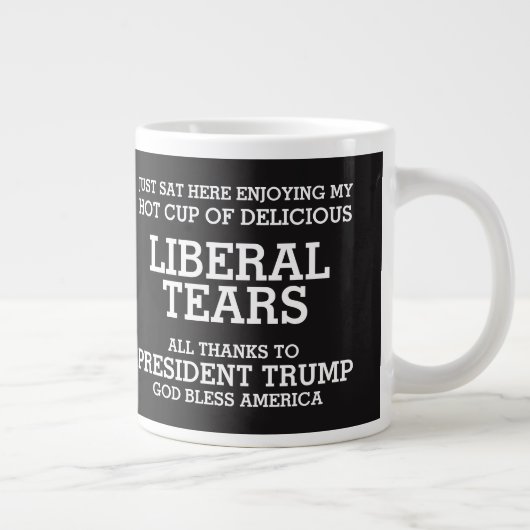 Liberal Tears President Trump POTUS 45 Grote Koffiekop (Rechts)