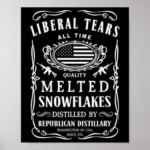 Liberal Tears Shirt Grappig Republikeins Conservat Poster