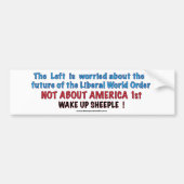 Liberal World Order Bumpersticker (Voorkant)